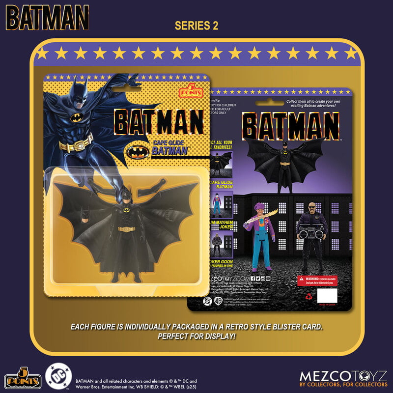 5 Points Batman (1989) - Series 2 Set | Mezco Toyz