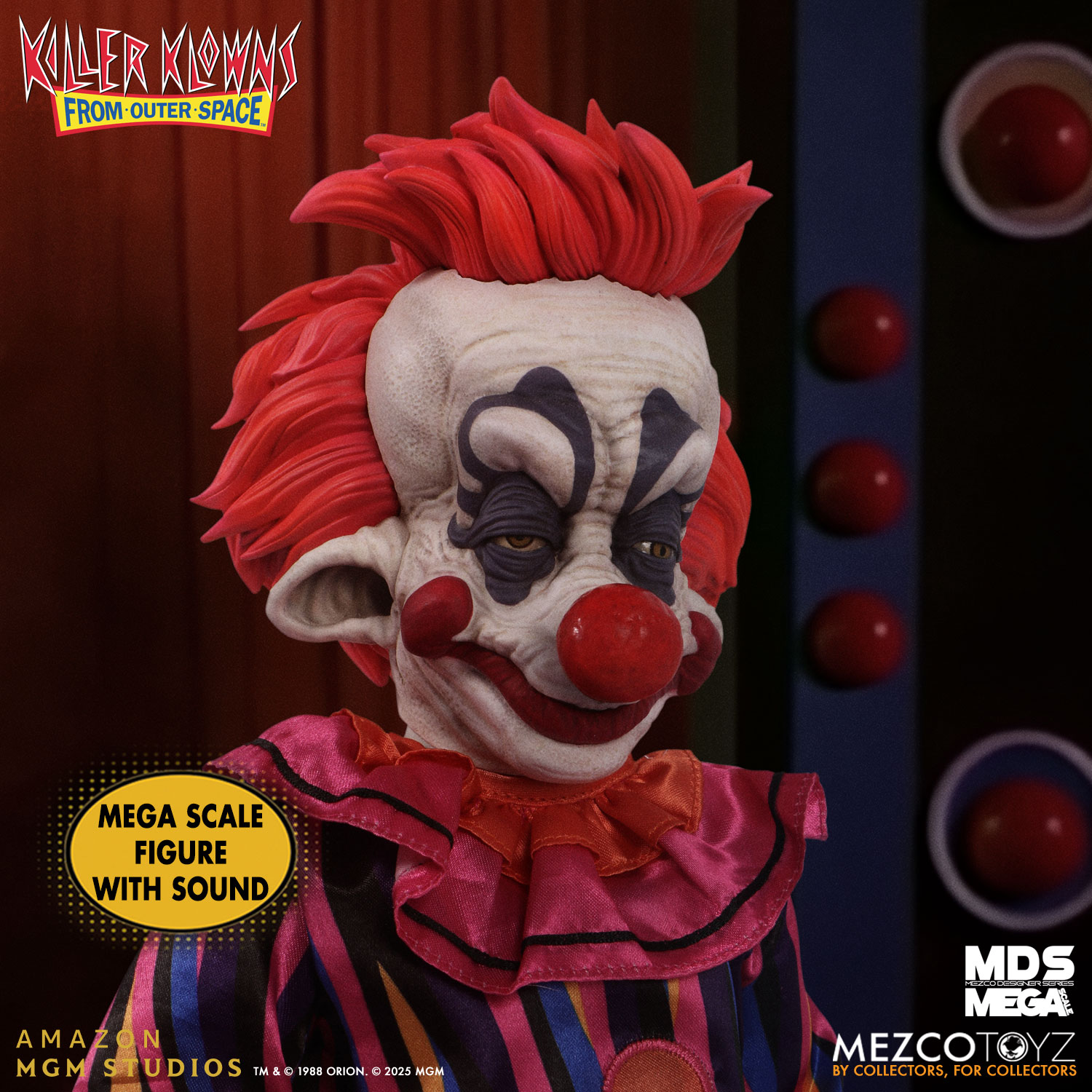 SF・ファンタジー・ホラー Classic TV Toys MAD CLOWNS BUZZ CUT MDS Mega Scale Killer Klowns from Outer Space - Rudy with Sound