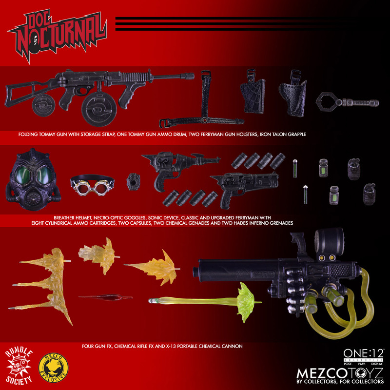 One:12 Collective Doc Nocturnal: Red Death Edition | Mezco Toyz