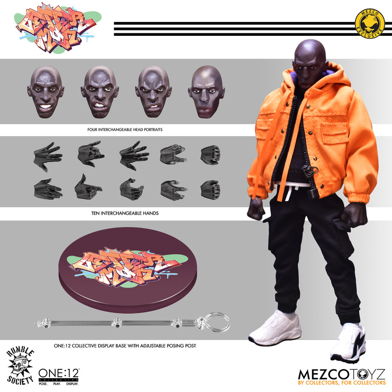 One:12 Collective Hoodz: Letterman | Mezco Toyz