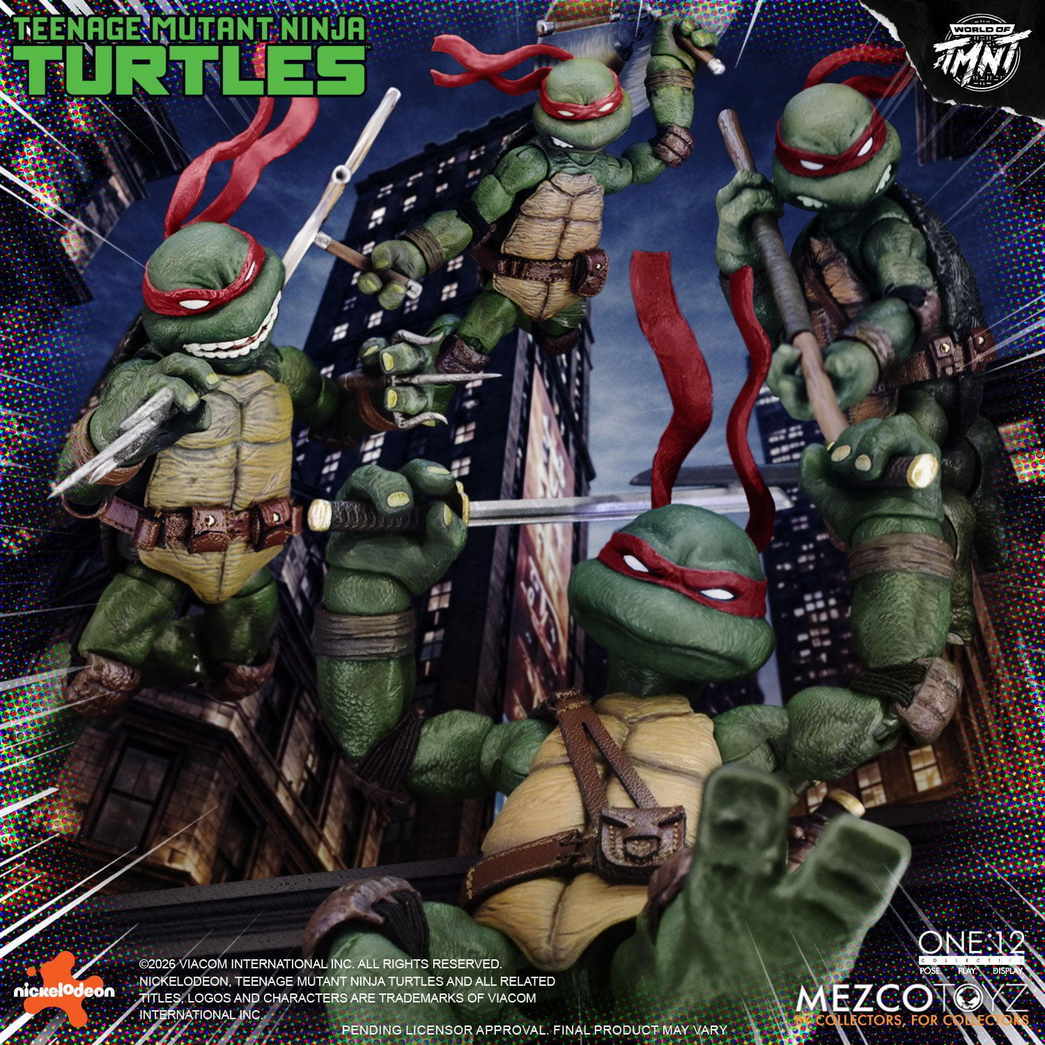 One:12 Collective Teenage Mutant Ninja Turtles Boxed Set | Mezco Toyz