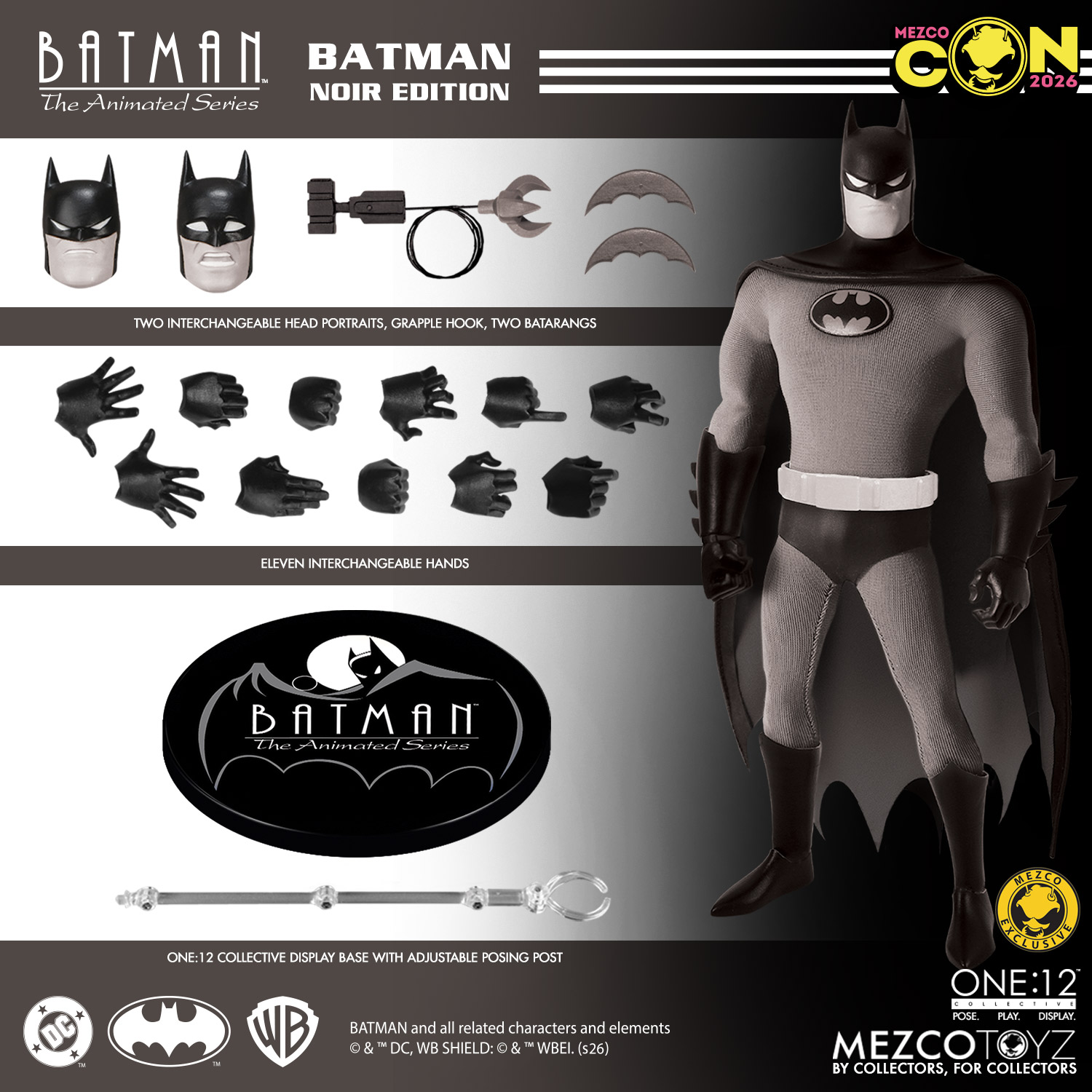 One:12 Collective Batman: The Animated Series - Noir Edition