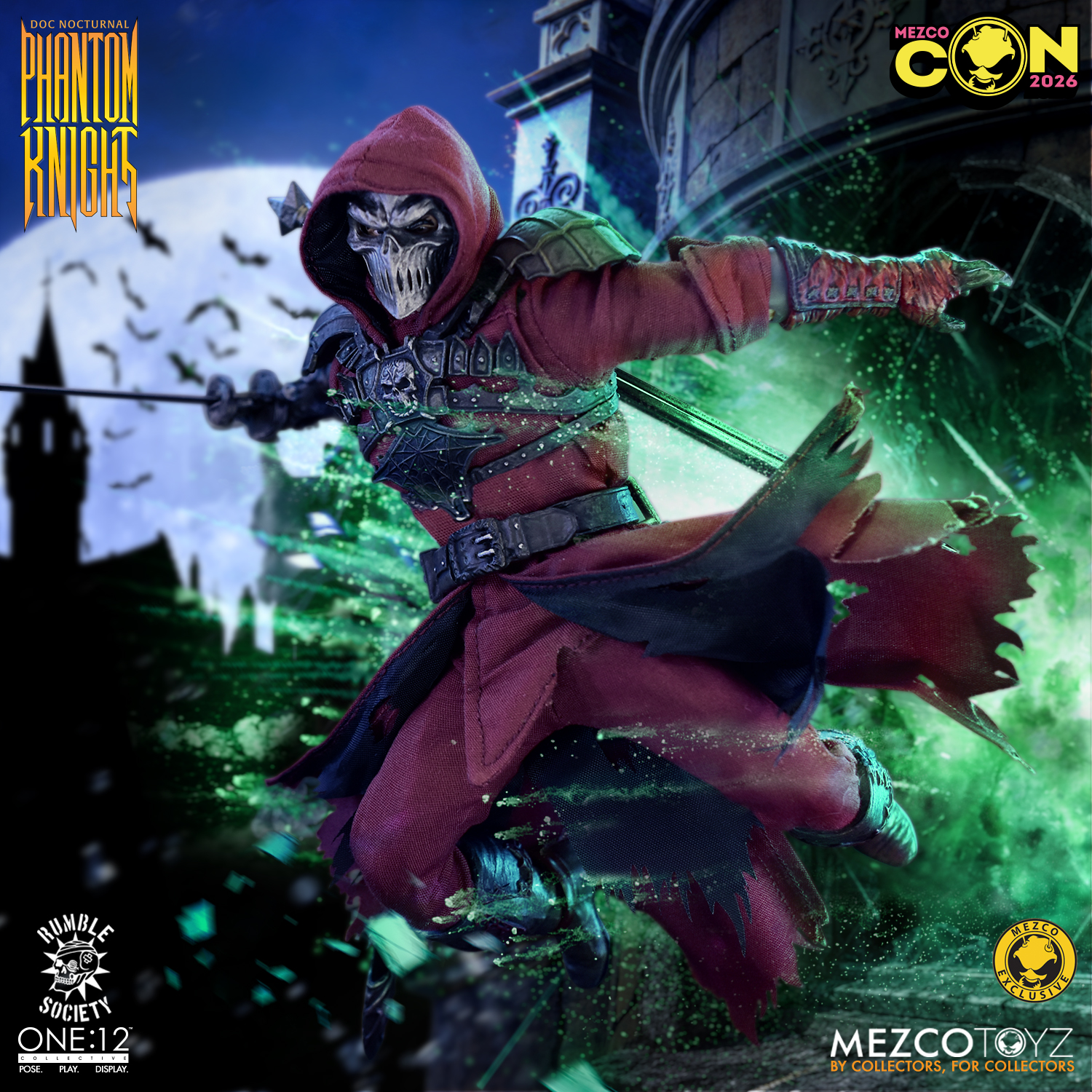 One:12 Collective Doc Nocturnal: Phantom Knight Edition | Mezco Toyz