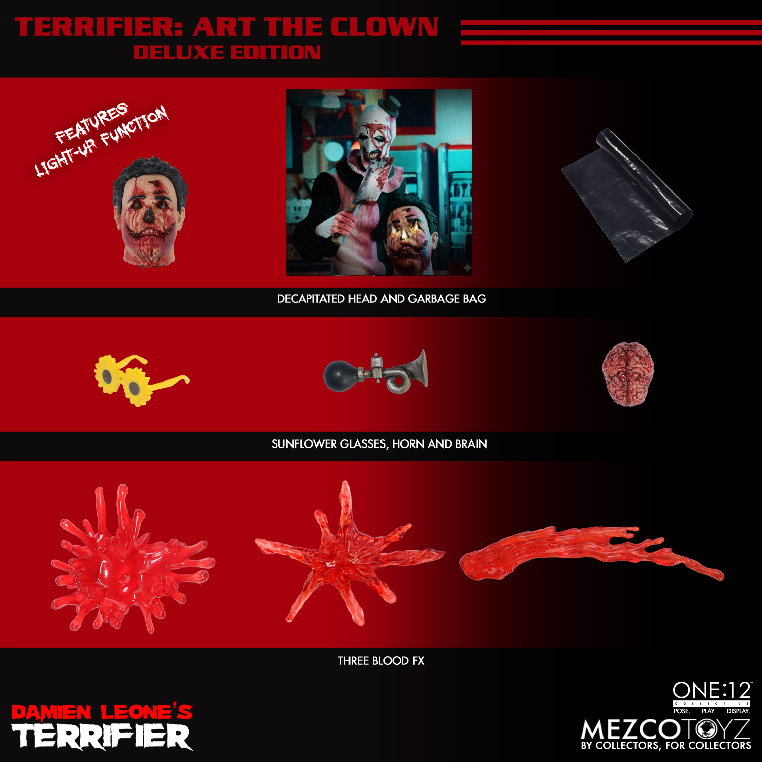 One:12 Collective Terrifier: Art the Clown - Deluxe Edition