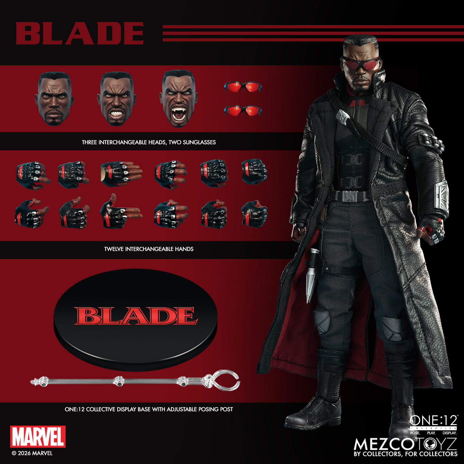 メズコ　one:12collective　ブレイド　mezco One:12 Collective Blade | Mezco Toyz