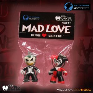 Mez-itz Mad Love Joker & Harley Quinn Con Exclusive by Mezco Toyz