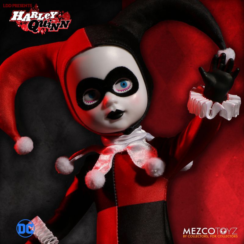 Mezco Living Dead Doll Classic Harley Quinn LDD DC Comic MISB Batman Joker 2017 