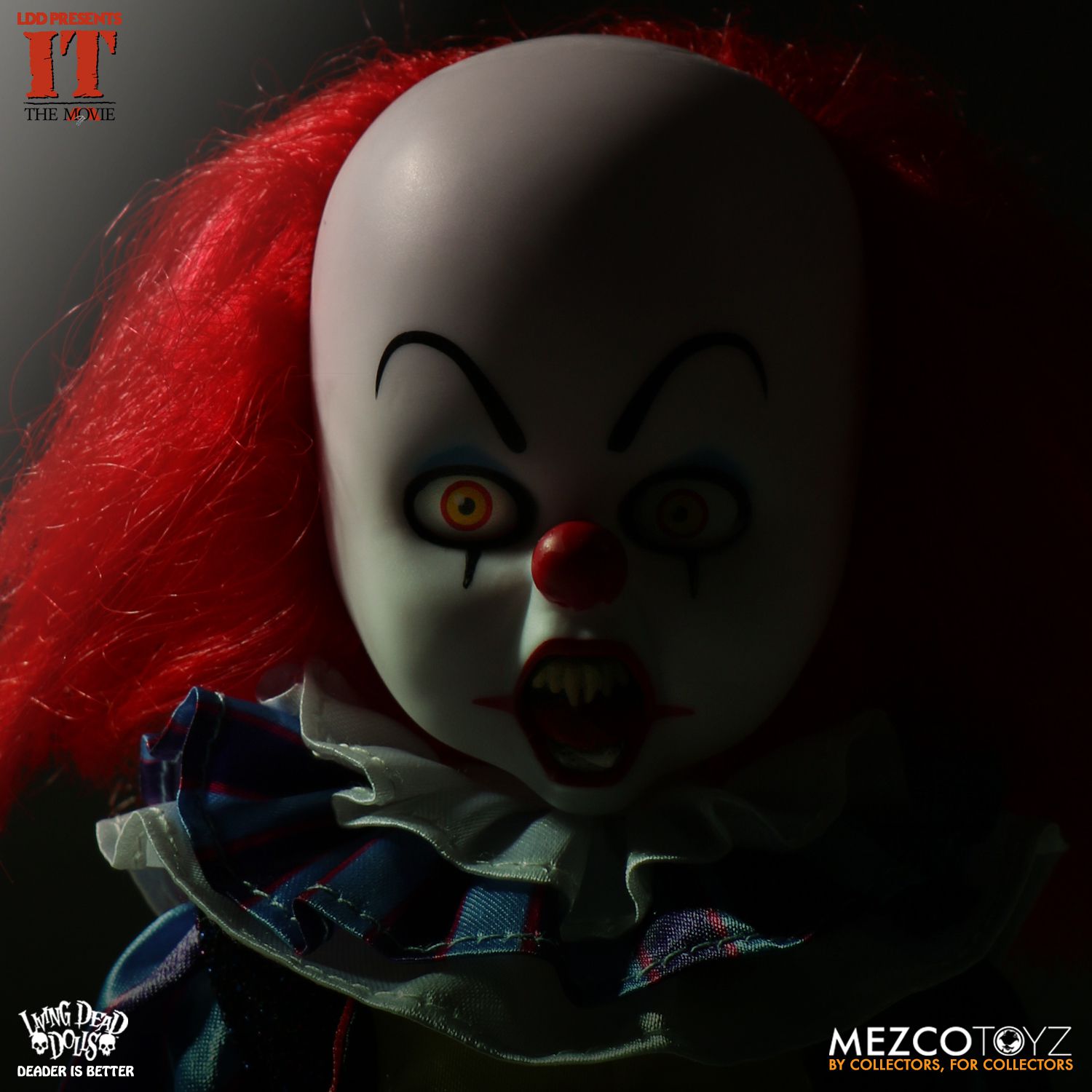 Mezco Toyz 99135 10" Clown It Pennywise Evil Joker Action Figure Collection Doll 
