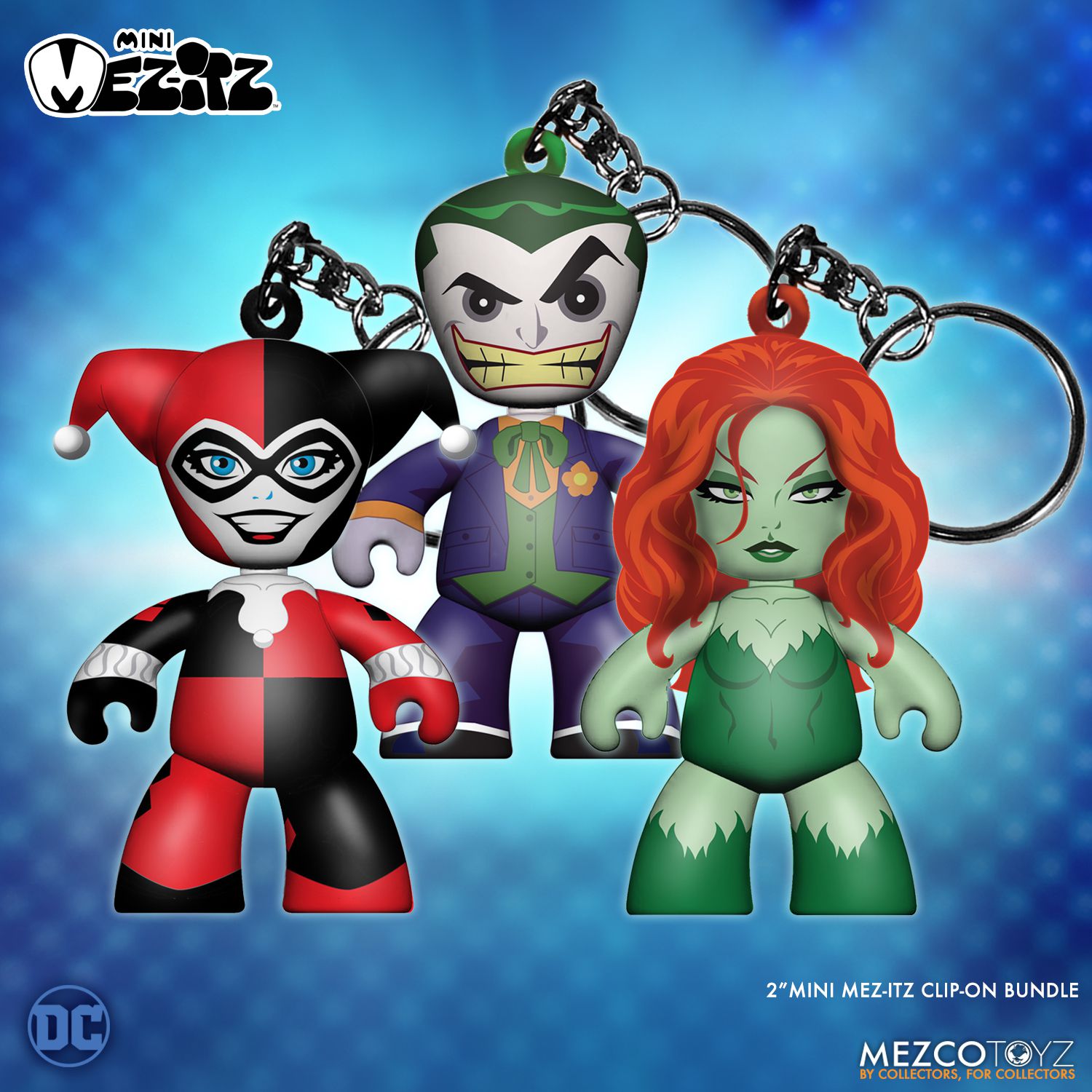 Mez-Itz DC Classics Clip-On Bundle | Mezco Toyz